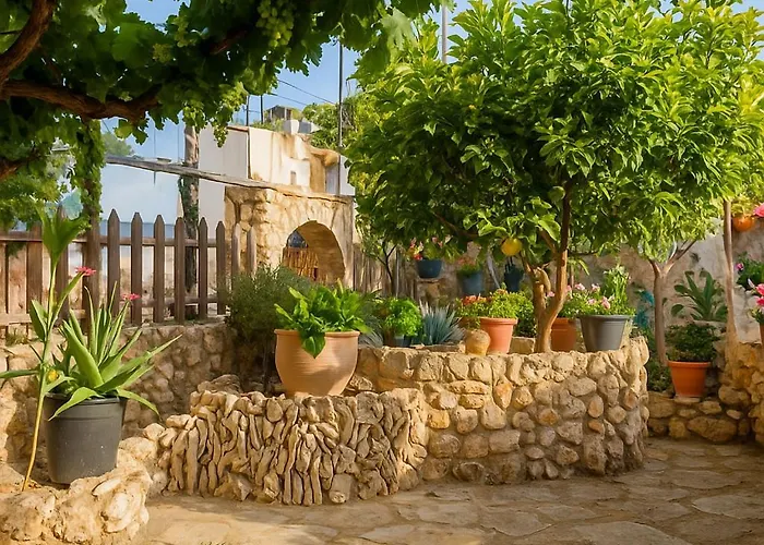 Rhodes Archaggelos Retreat-nest Among Garden Архангелос